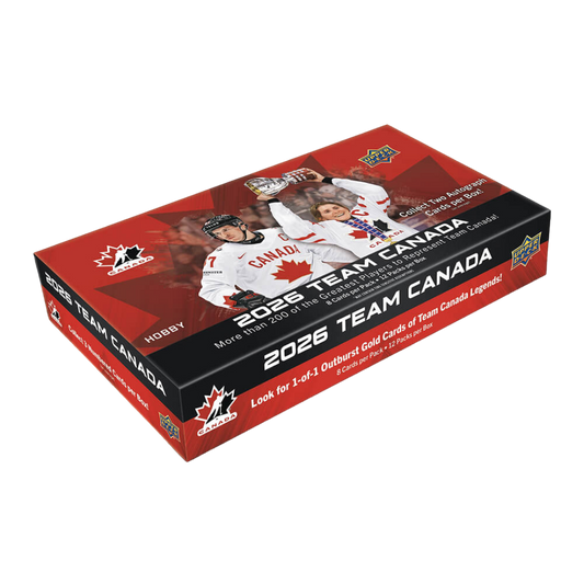 2025-26 Upper Deck Team Canada Hockey trading cards with autographs parallels and national team players
