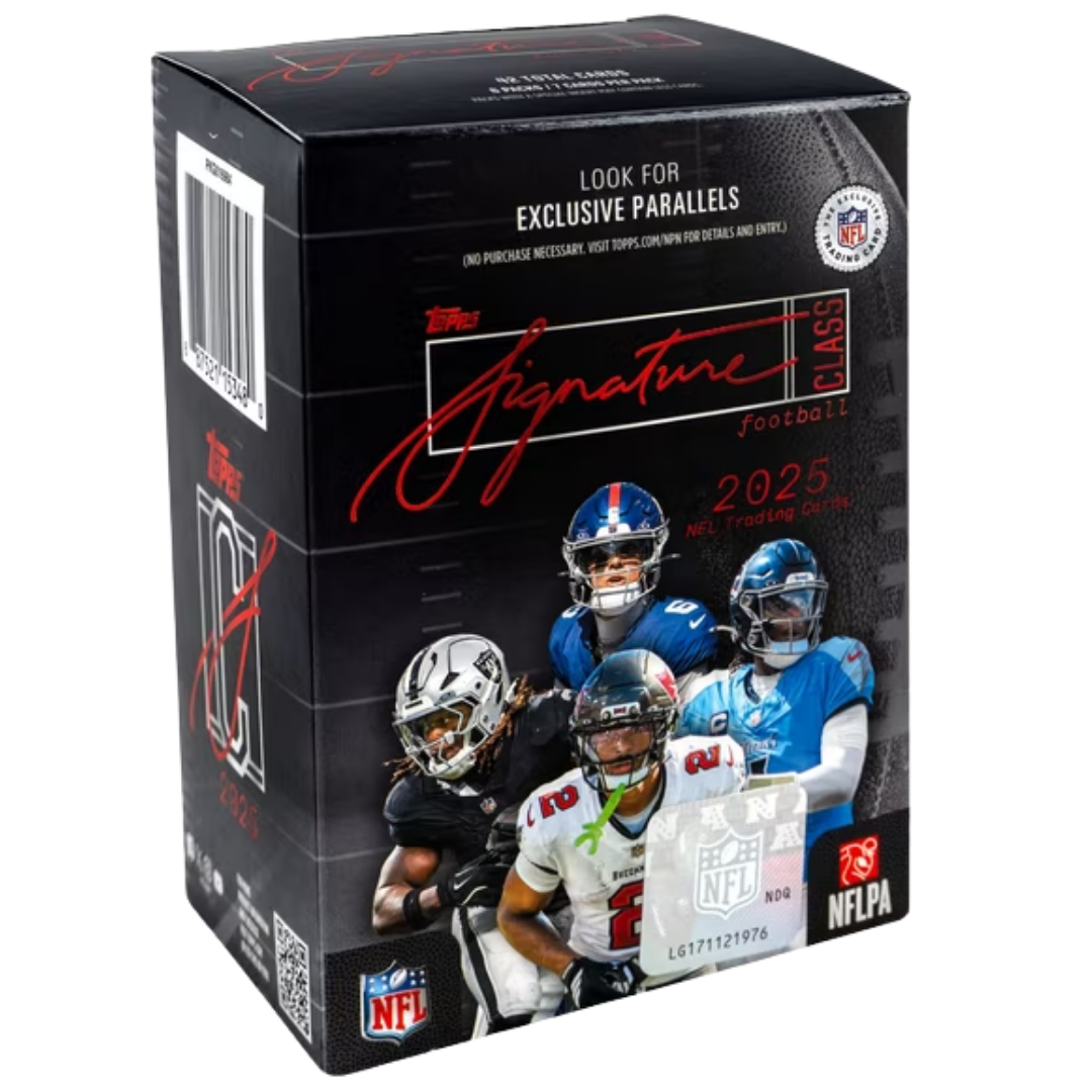 2025 Topps Signature Class Football Value Blaster Box trading cards