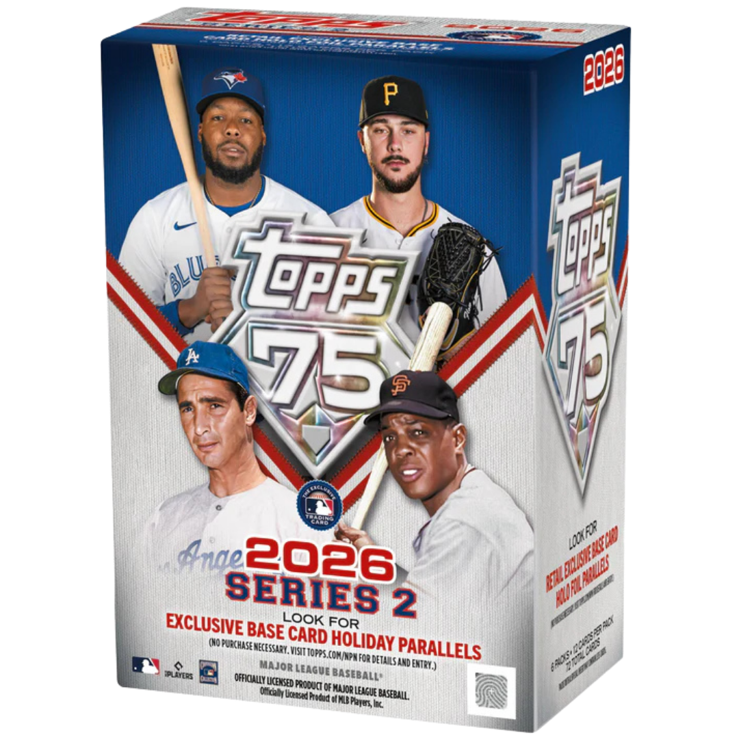 2026 Topps Baseball Series 2 Value Blaster Box with MLB rookies stars and inserts