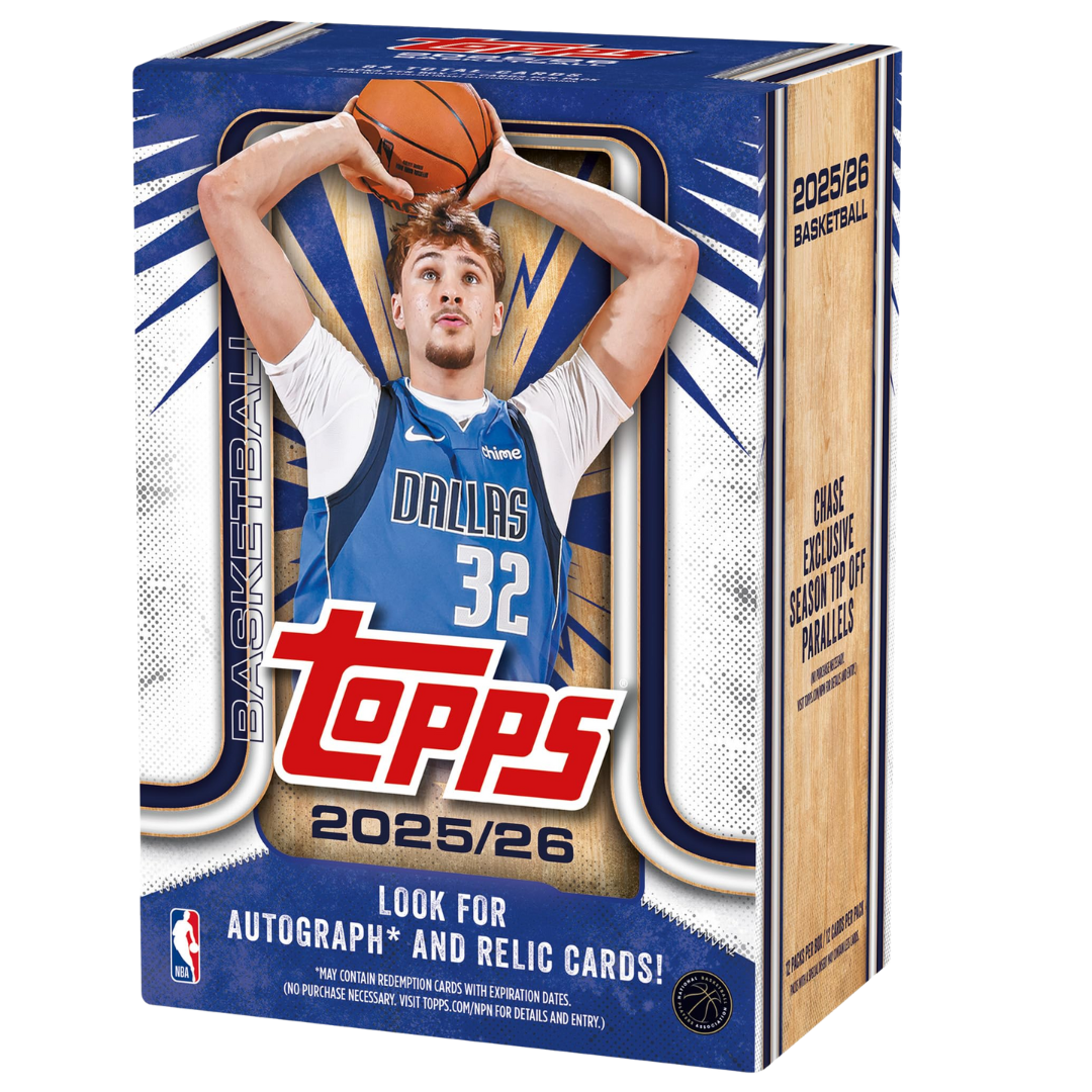 2026 Topps Basketball Series 1 Value Blaster Box with NBA player artwork on front packaging