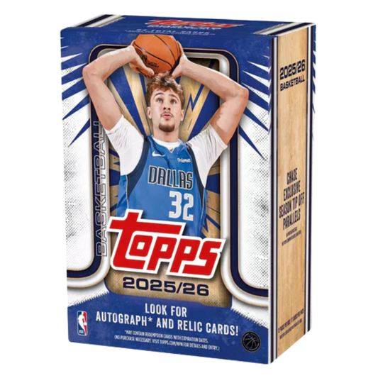 2026 Topps Basketball Series 1 Value Blaster Box with NBA player artwork on front packaging