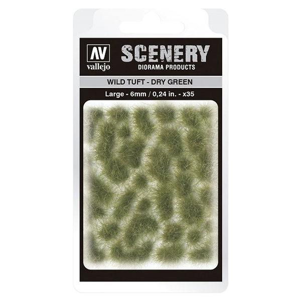 Vallejo: Scenery Large Wild Tuft Dry Green