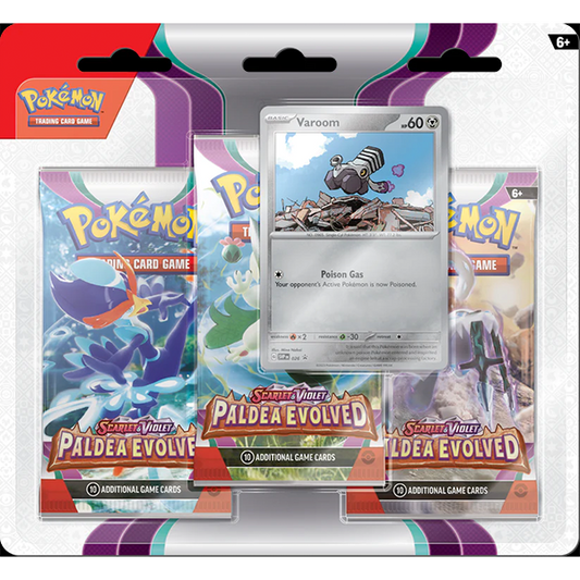 POKEMON - PALDEA EVOLVED - 3 PACK BLISTER (ASSORTED)