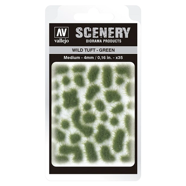 Vallejo: Scenery Medium Wild Tuft Green