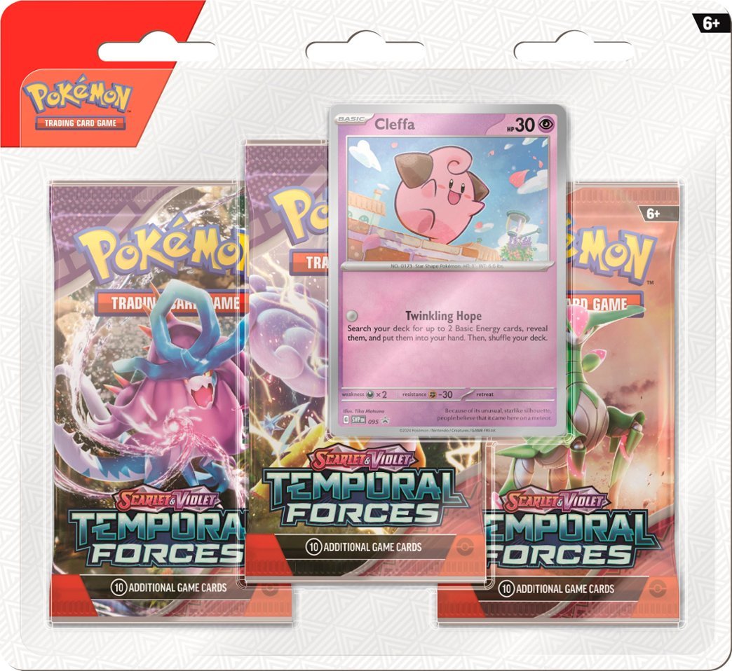 POKEMON - TEMPORAL FORCES - 3 PACK BLISTER