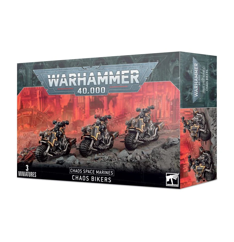 Warhammer 40k - Chaos Space Marines - Chaos Bikers Image