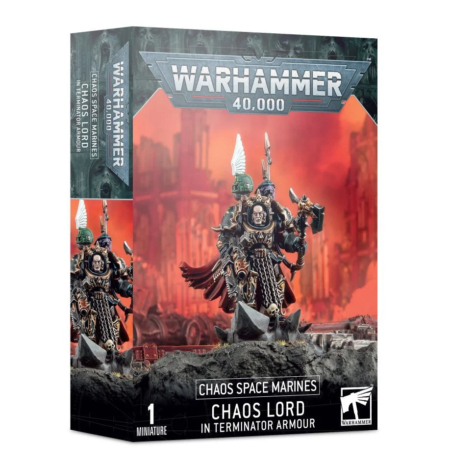 Warhammer 40k - Chaos Space Marines - Chaos Lord in Terminator Armour Image