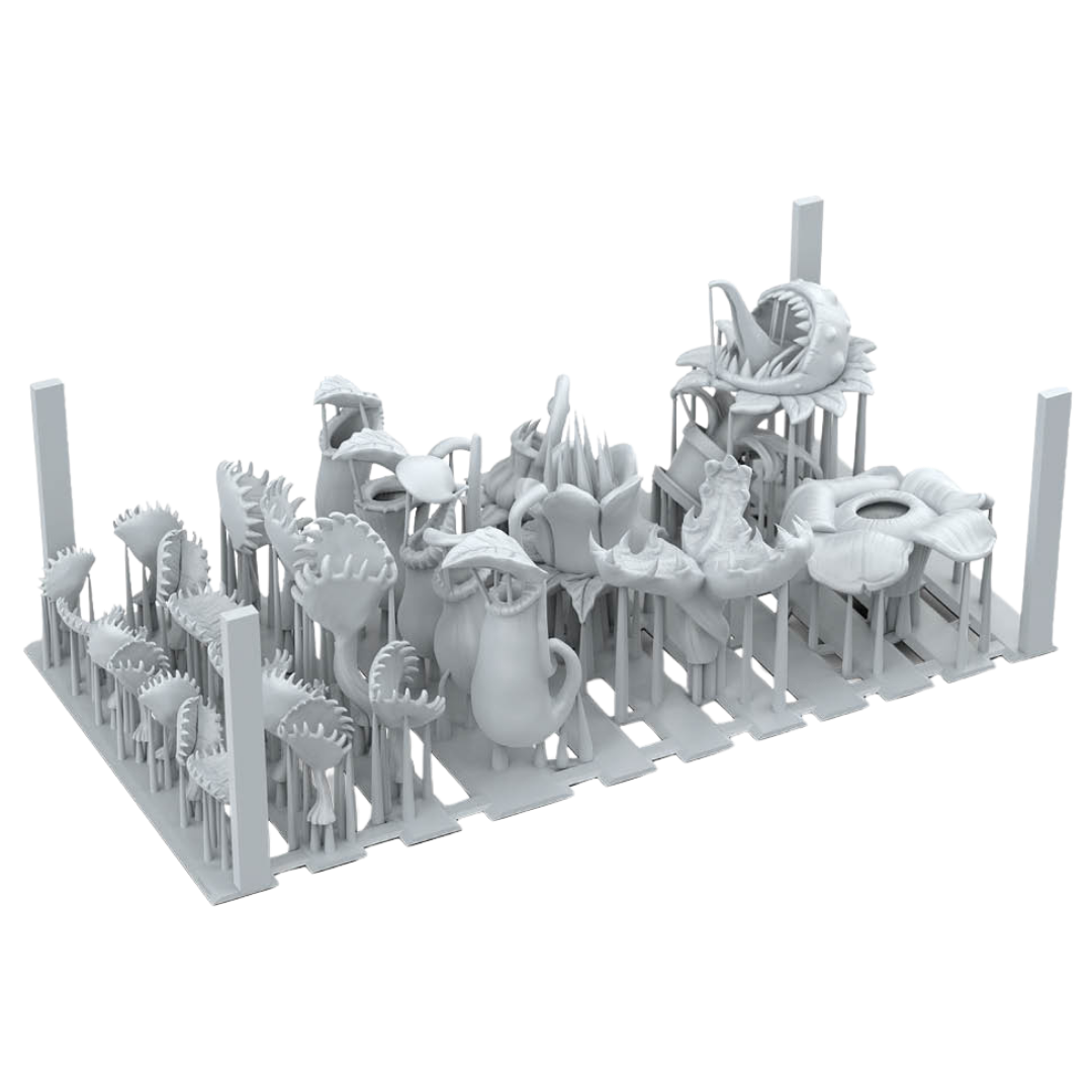 AK Interactive Basing Bits Carnivorous Plants set with 27 detailed resin plants for miniature bases and tabletop terrain