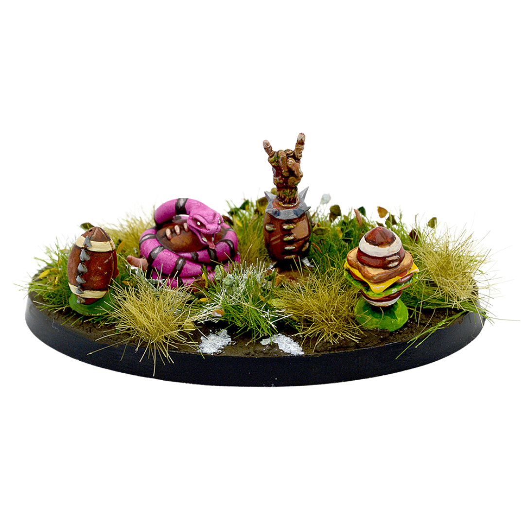 AK Interactive Basing Bits Fantasy Football Balls set with 25 detailed resin accessories for Blood Bowl miniature bases