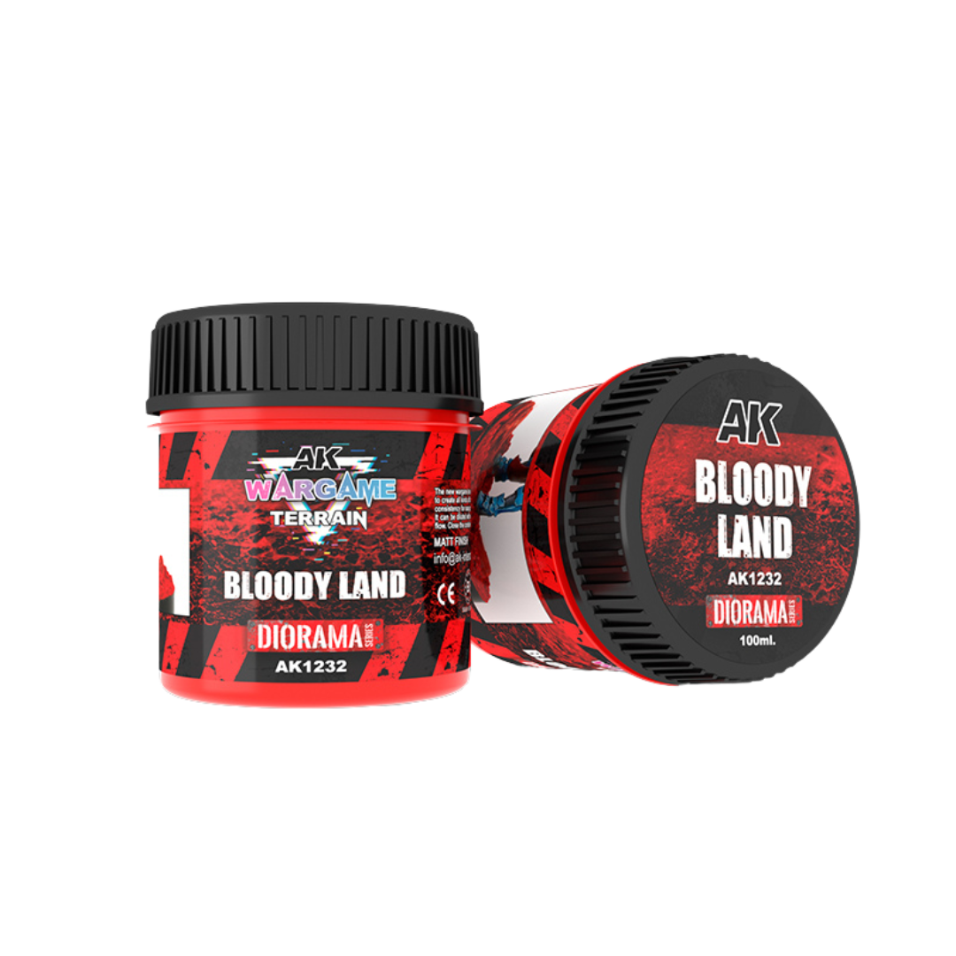 AK Interactive - Wargame - Battle Ground Terrains - Bloody Land (100ml)