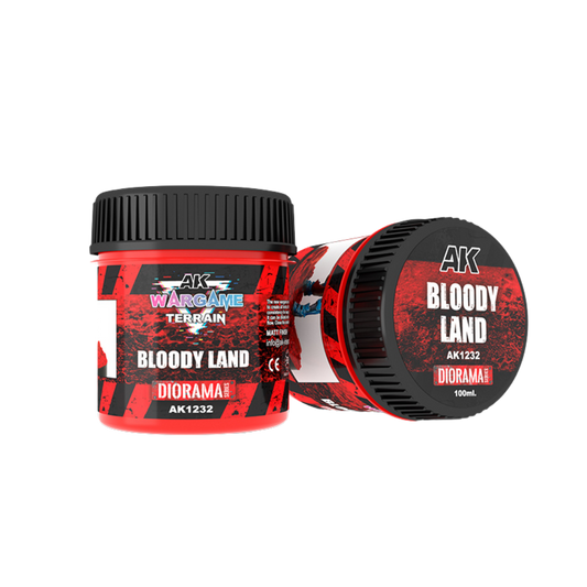 AK Interactive - Wargame - Battle Ground Terrains - Bloody Land (100ml)