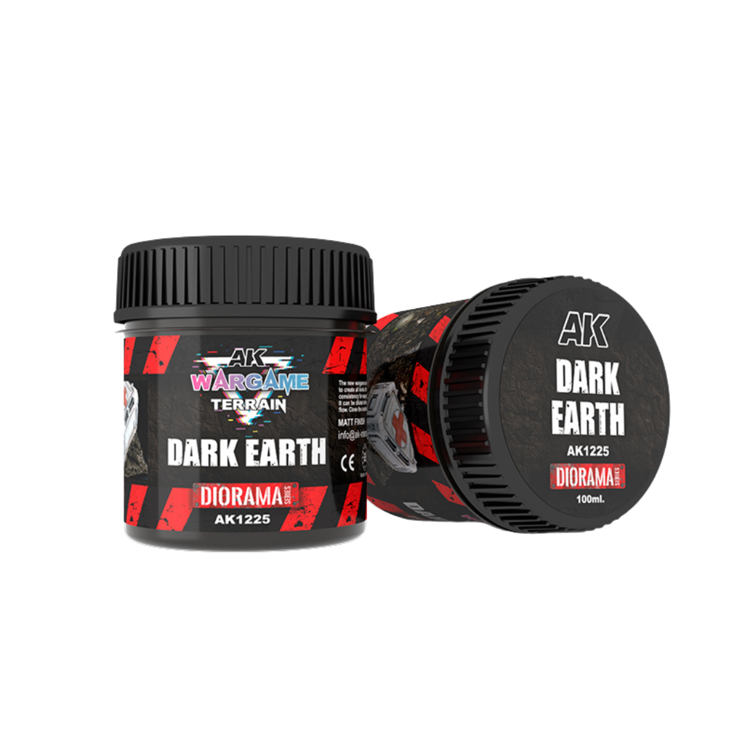 AK Interactive - Wargame - Battle Ground Terrains - Dark Earth (100ml)