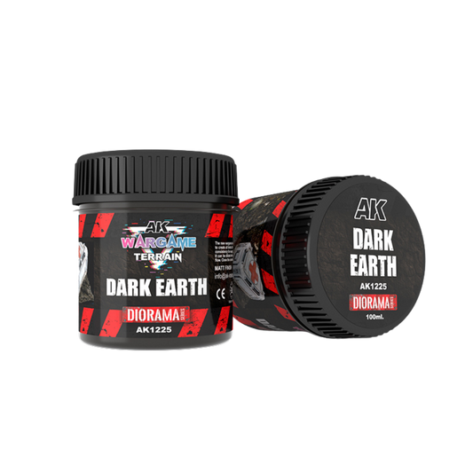 AK Interactive - Wargame - Battle Ground Terrains - Dark Earth (100ml)