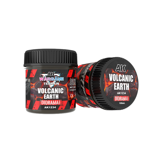 AK Interactive - Wargame - Battle Ground Terrains - Volcanic Earth (100ml)