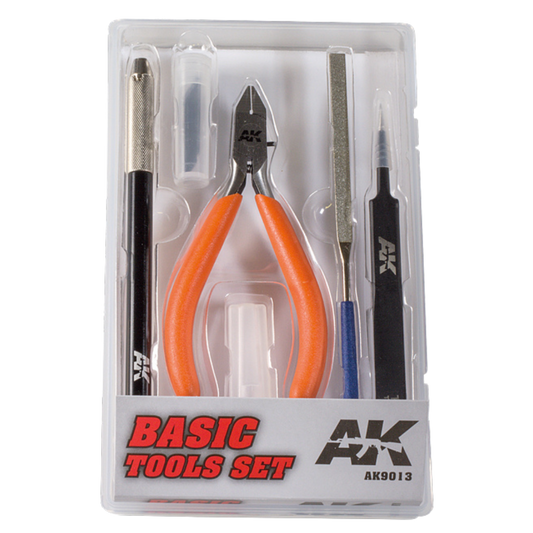AK Interactive Basic Tools Set for model building and hobby assembly tools