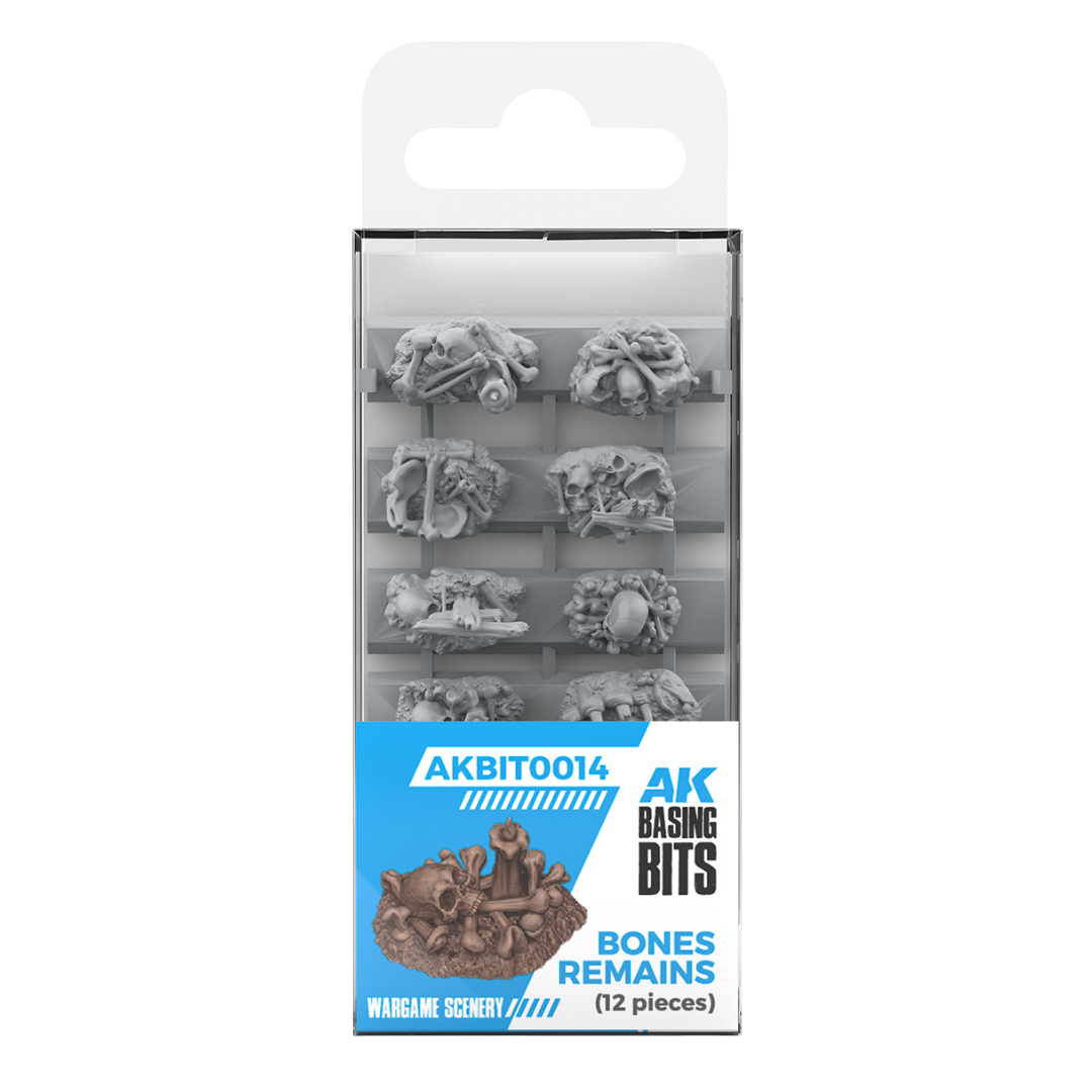 AK Interactive Bones Remains basing bits skeletal fragments for miniature terrain