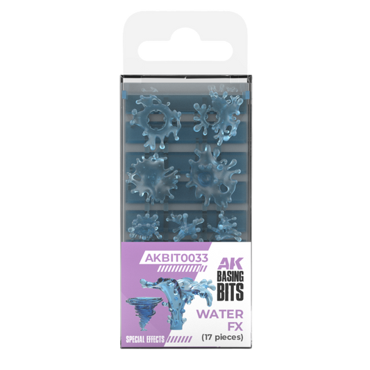 AK Interactive Water FX resin water effect bits for miniatures dioramas terrain and scenic displays