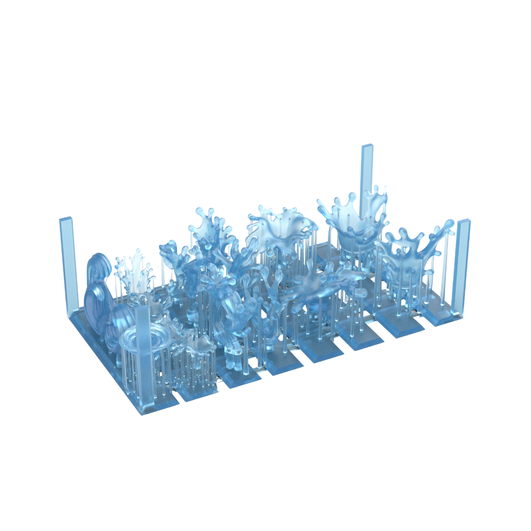 AK Interactive Water FX resin water effect bits for miniatures dioramas terrain and scenic displays