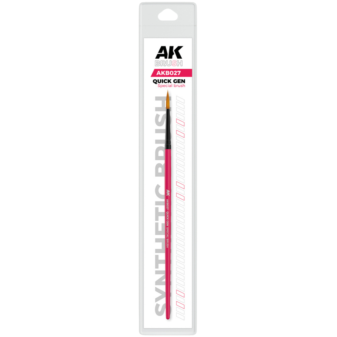 AK Interactive Quick Gen Special Brush for miniature and model painting
