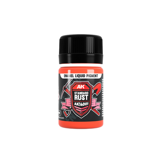 AK Interactive - Enamel Liquid Pigments - Standard Rust (35ml)