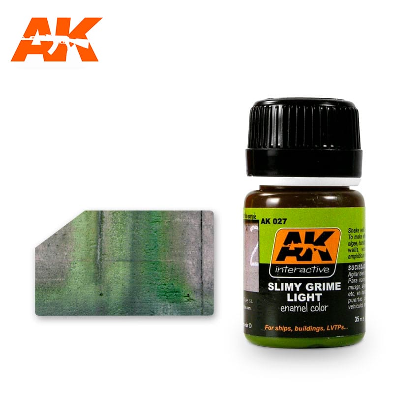 Enamel streaking product for creating realistic dirt streaks and grime effects on models. Ideal for weathering and adding natural texture to surfaces.