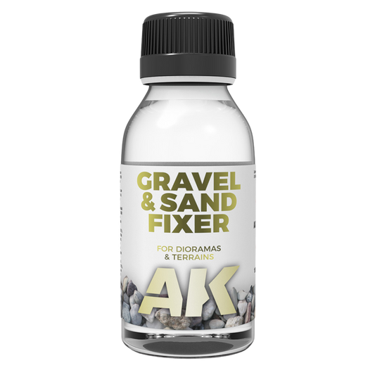 AK Interactive Gravel and Sand Fixer for miniature basing and terrain