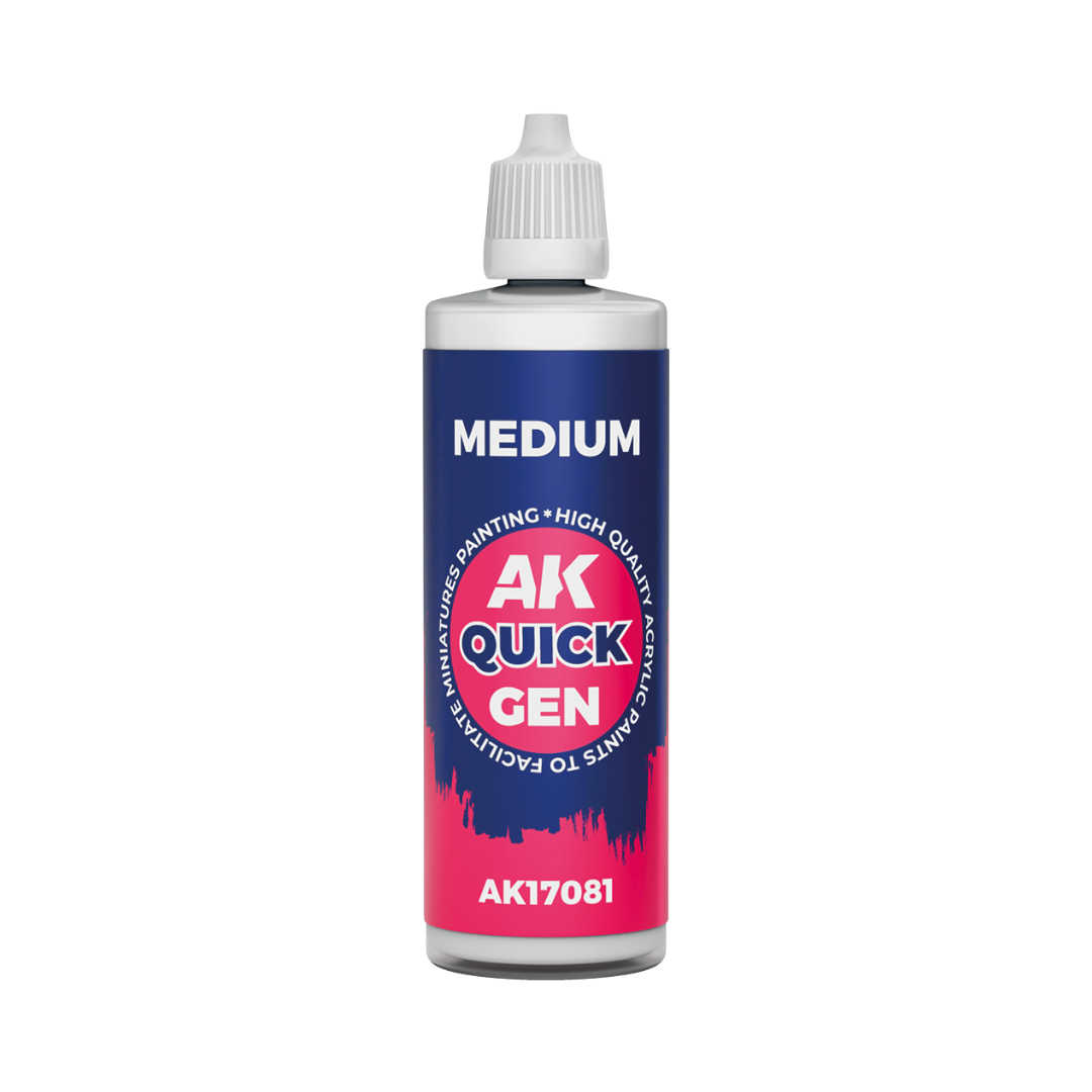 AK Interactive Quick Gen Medium 60ml scenic basing texture for miniatures and terrain