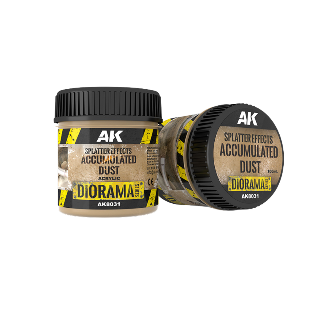 AK Interactive - Splatter Effects - Accumulated Dust (100ml)