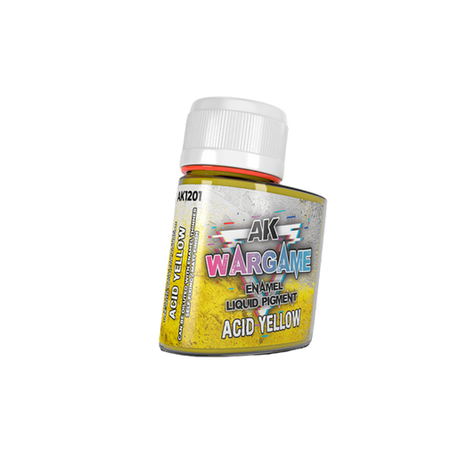AK Interactive - Wargame - Enamel Liquid Pigments - Acid Yellow (35ml)