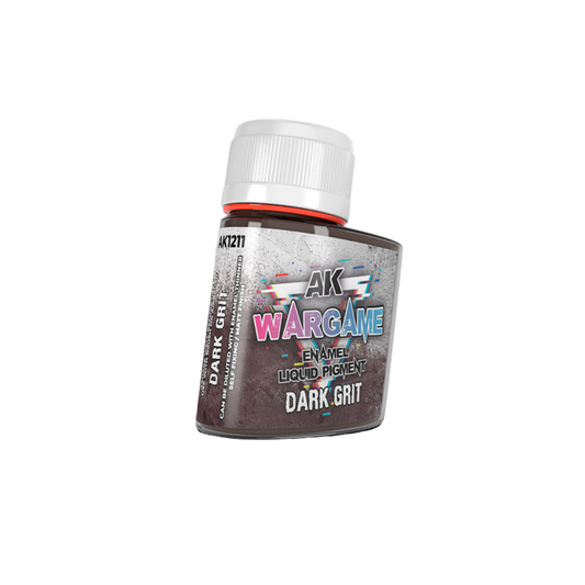 AK Interactive - Wargame - Enamel Liquid Pigments - Dark Grit (35ml)