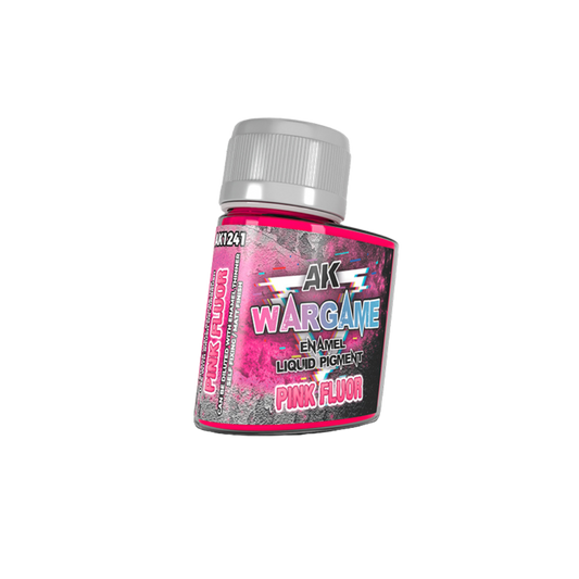 AK Interactive - Wargame - Enamel Liquid Pigments - Fluorescent Pink (35ml)