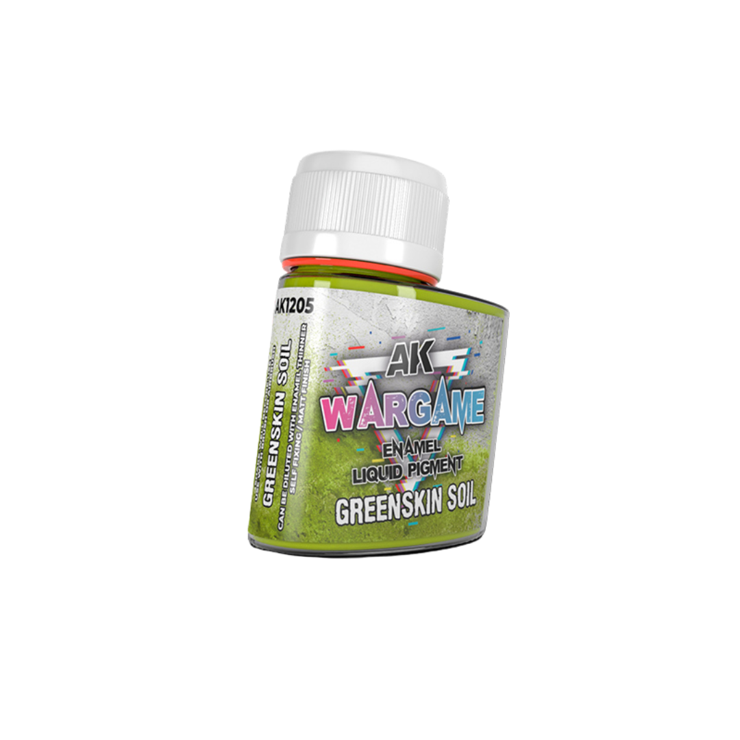 AK Interactive - Wargame - Enamel Liquid Pigments - Greenskin Soil (35ml)