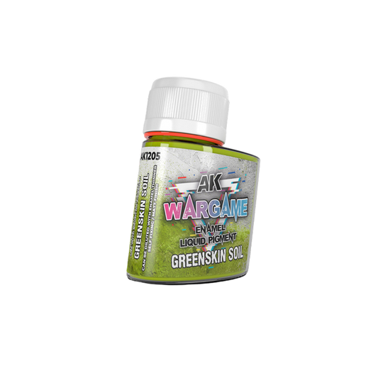 AK Interactive - Wargame - Enamel Liquid Pigments - Greenskin Soil (35ml)