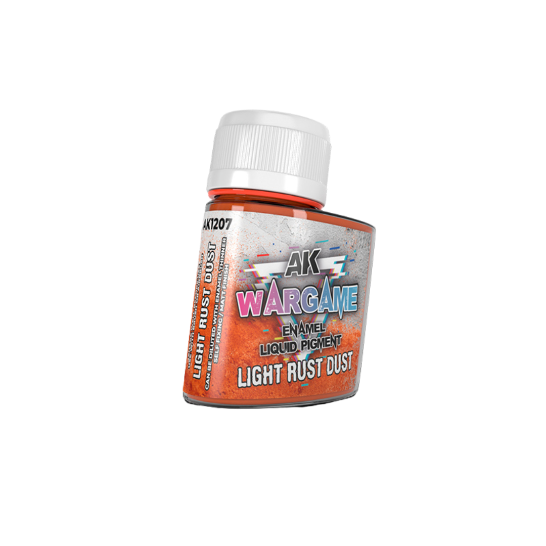 AK Interactive - Wargame - Enamel Liquid Pigments - Light Rust Dust (35ml)