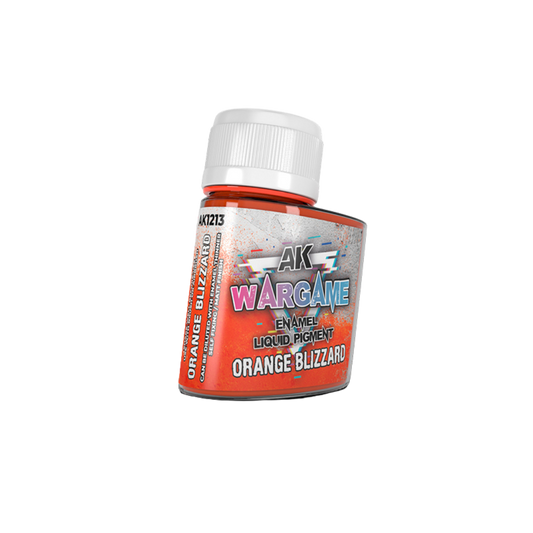 AK Interactive - Wargame - Enamel Liquid Pigments - Orange Blizzard (35ml)