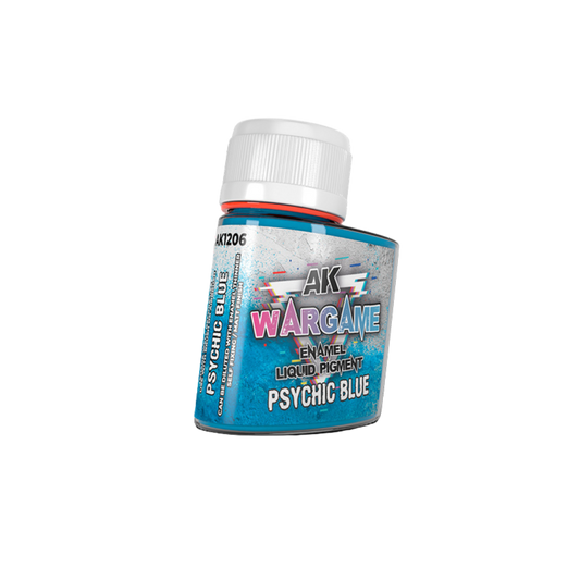 AK Interactive - Wargame - Enamel Liquid Pigments - Psychic Blue (35ml)