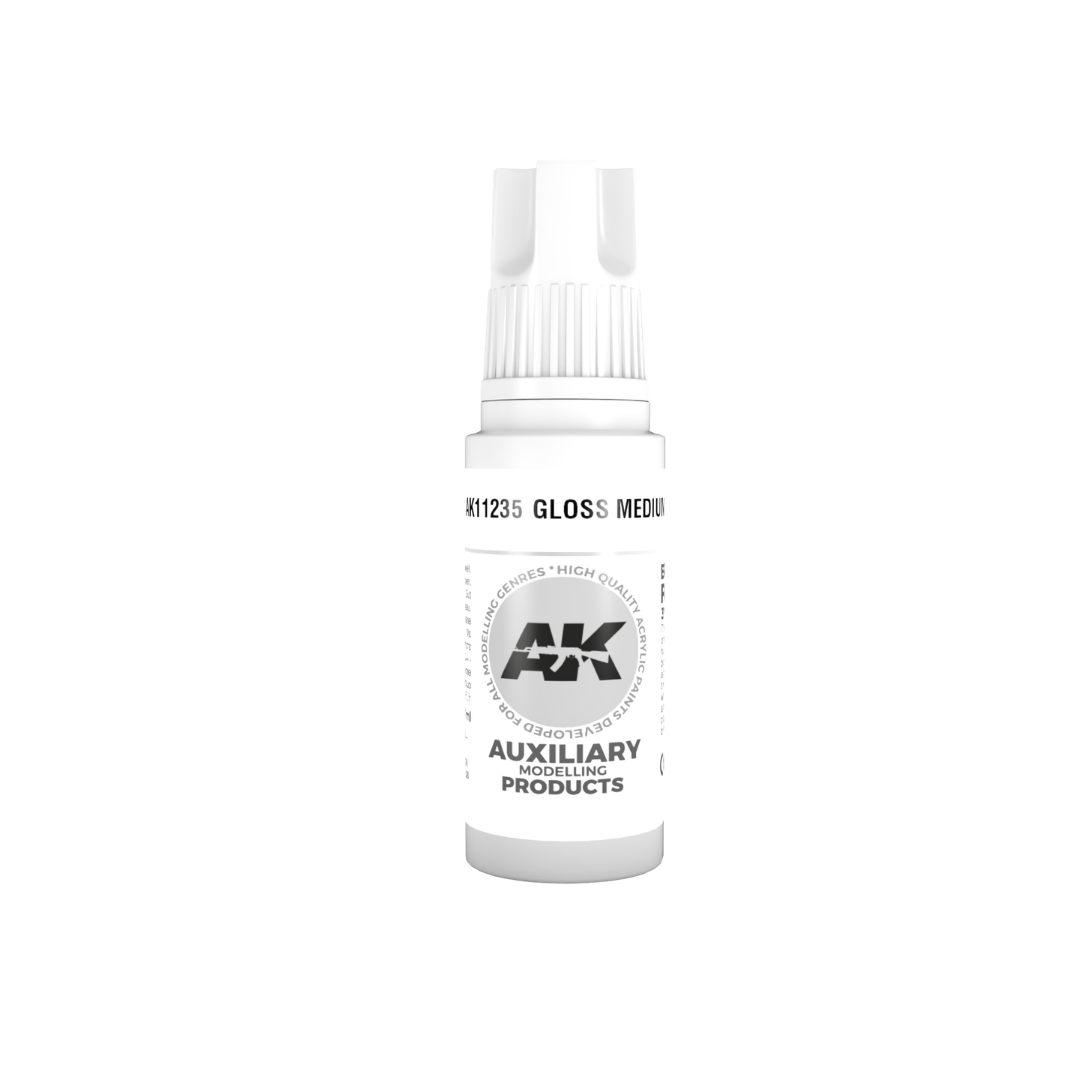 AK Interactive 3G Acrylic Gloss Medium 17ml for miniature and model painting