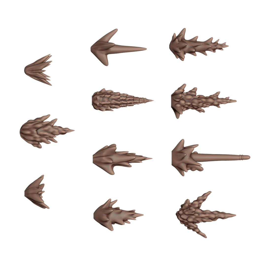 AK Interactive Basing Bits Weapons Shot FX resin set for miniature dioramas and wargaming, muzzle flash and firing effects