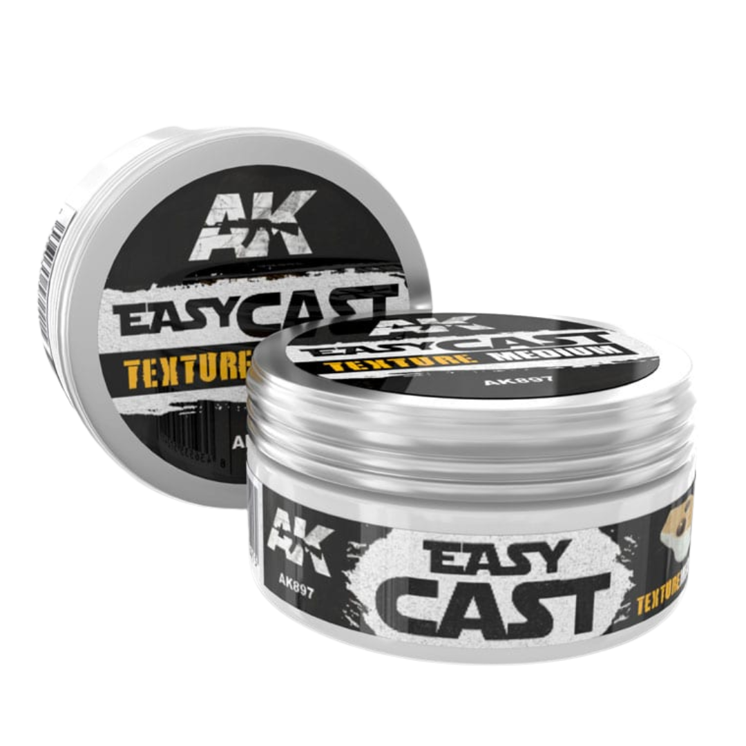 AK Interactive Easy Cast Texture medium container for basing and diorama surface effects