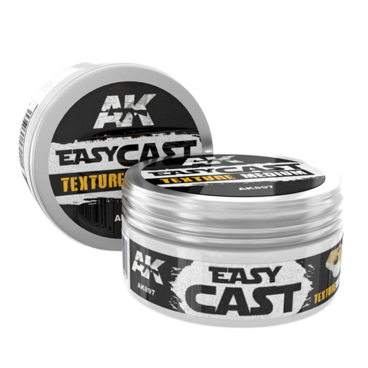 AK Interactive Easy Cast Texture medium container for basing and diorama surface effects