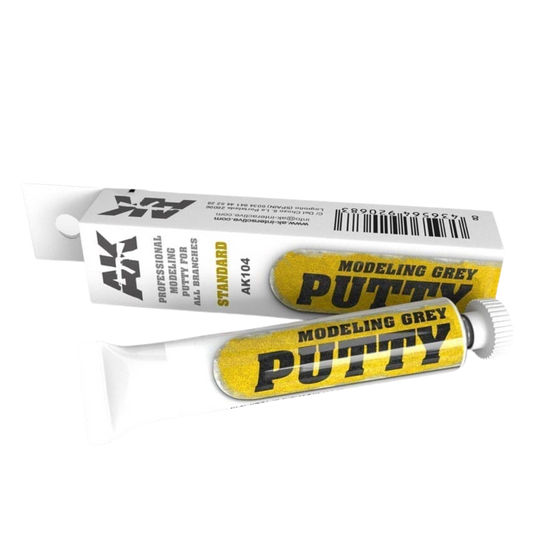 AK Interactive Modeling Putty Grey 20 ml jar for hobby and model kit detailing