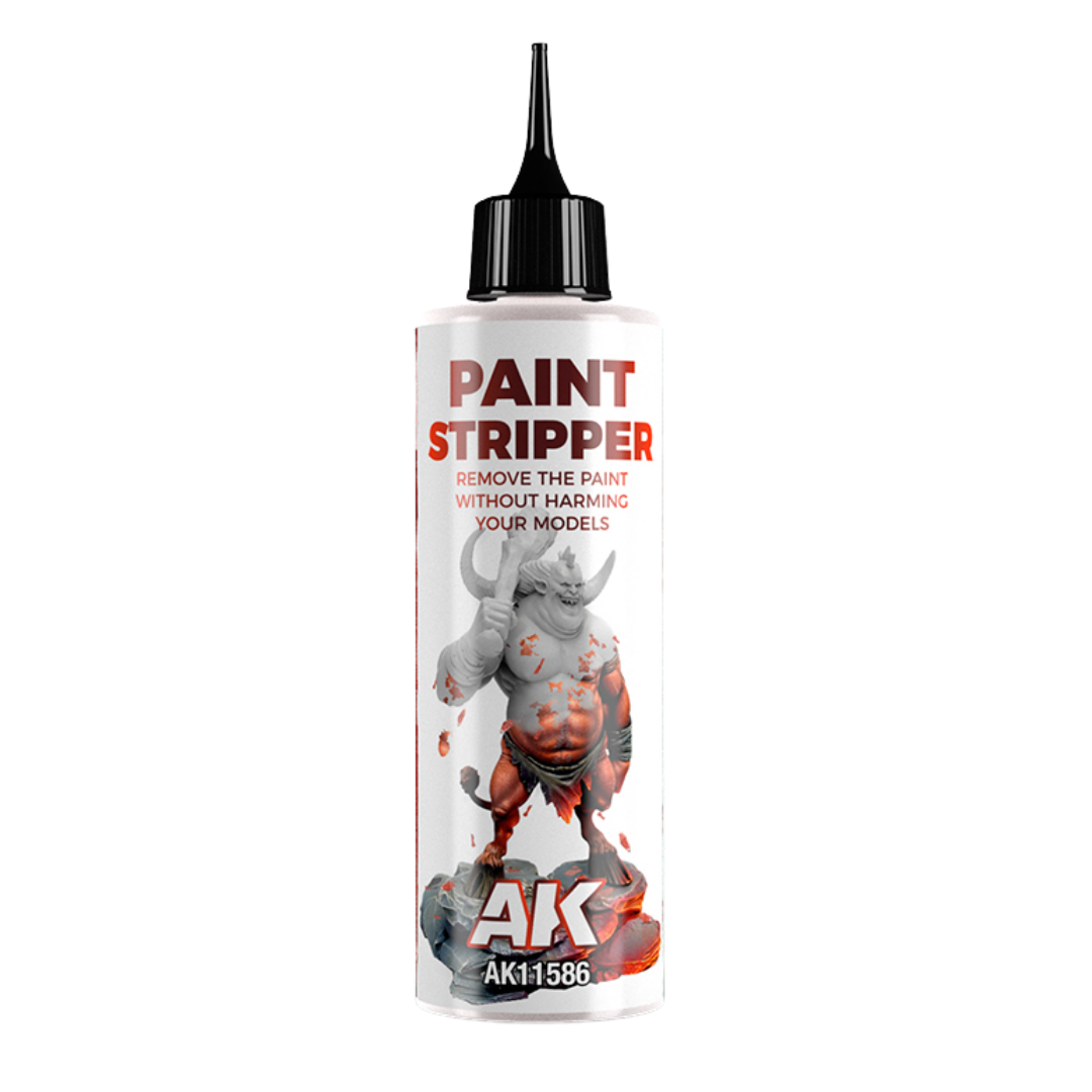 AK Interactive Paint Stripper 250ml for removing paint from miniatures and scale models