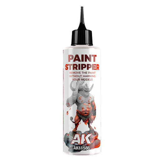 AK Interactive Paint Stripper 250ml for removing paint from miniatures and scale models