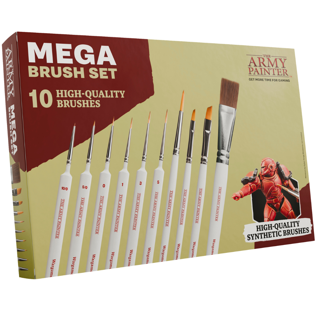 Army Painter Mega Brush Set for miniature and model painting