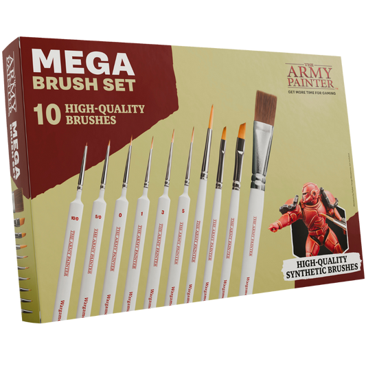 Army Painter Mega Brush Set for miniature and model painting