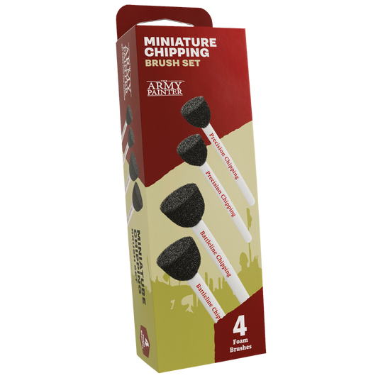 Army Painter Miniature Chipping Brush Set for model weathering and effects
