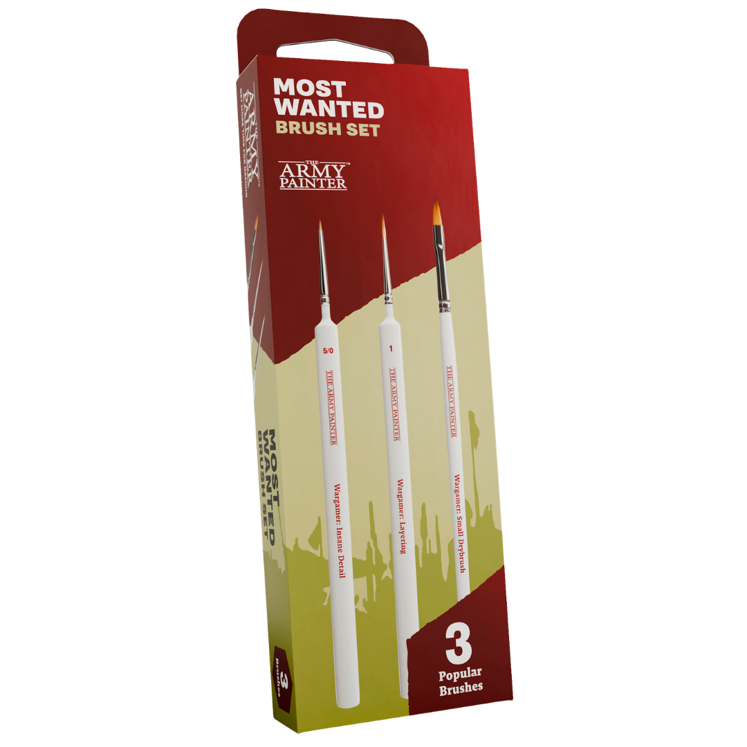 Army Painter Most Wanted Brush Set premium miniature painting brushes