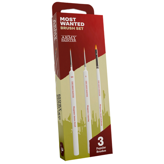 Army Painter Most Wanted Brush Set premium miniature painting brushes