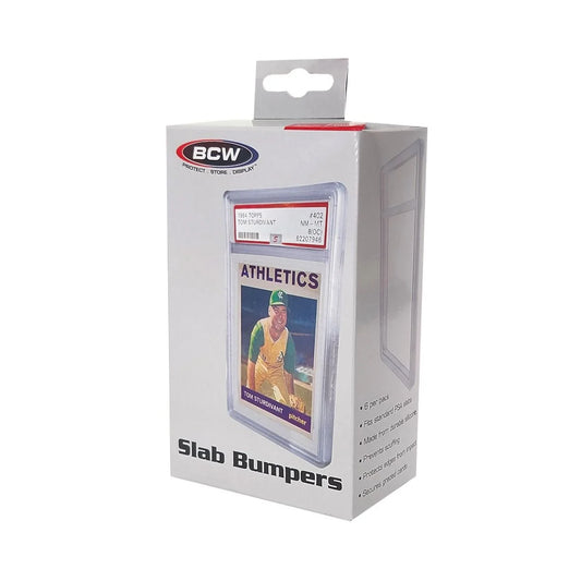 BCW PSA slab bumpers clear 6 pack for graded card protection