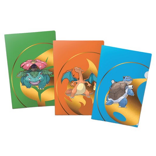 Ultra Pro - Pokémon Tournament Folios 3-Pack - Charizard, Blastoise, Venusaur